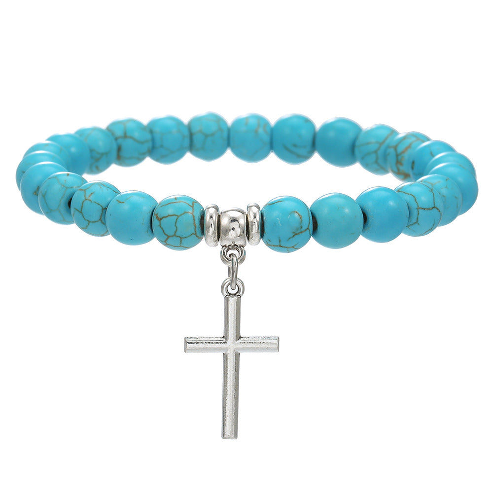 Wholesale Vintage Turquoise Cross Starfish Turtle Bracelet